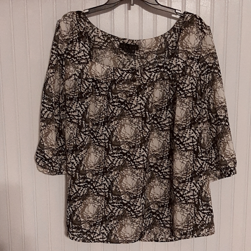Like New Square Neck Top by Ninety 2X